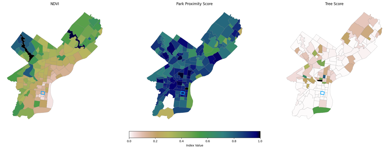 Environmental Score Map